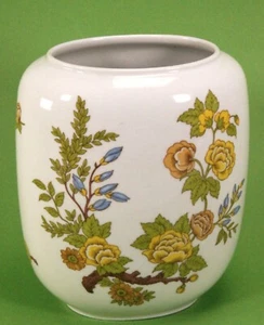 Blumenvase Vase Tischvase Heinrich Porzellankultur Blütenranke oval - Bild 1 von 4