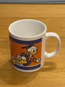 Vintage Disney Donald Duck Mug 1980s Retro Coffee Tea Ceramic Kilncraft England.