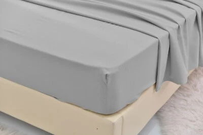 Full Size Bamboo Bed Sheet Sets Soft Cooler than  Cotton Bamboo Sheets 4 Pieces - Image 1 of 4