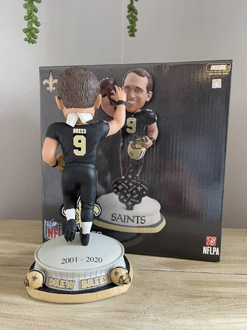 DREW BREES New Orleans Saints EXCLUSIVE Farewell Superdome Bobblehead #/309 NIB! Cover