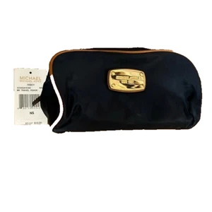 Michael Kors Abbey Large Navy Travel Pouch NWT MSRP $58 - Picture 1 of 6