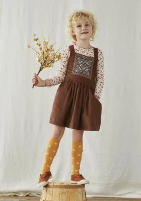 Matilda Jane Just Imagine Arya Girls Micro Cord Jumper Dress Size 8 NWT - Image 1 of 4