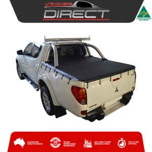 Bunji Tonneau Cover For Mitsubishi Triton MN Double Cab - Oct 2009 to June 2015 - Picture 1 of 1