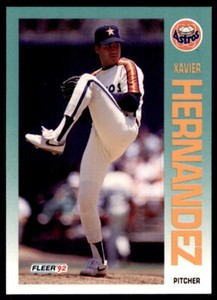 1992 Fleer Xavier Hernandez Baseball Cards #437