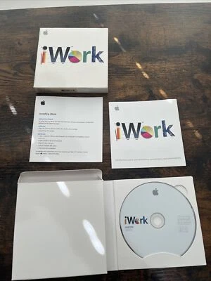 Apple iWork Software v9.0 Retail Install DVD Mac 2009 Disc MB942Z/A Collectible - Image 1 of 4