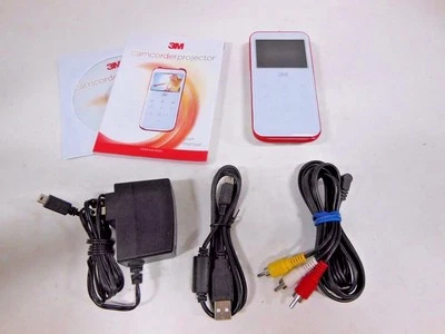 3M Shoot 'n Share HD Camcorder with Projector, White/Red (CP45R) FOR PARTS - Image 1 of 4