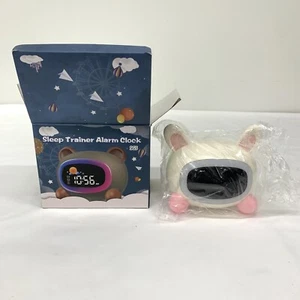 Cute Cat Alarm Clock Digital Snooze Function Kids Boys Girls Gift Sleep Trainer - Picture 1 of 6