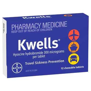 Kwells Travel Sickness 12 Chewable Tablets - Picture 1 of 1
