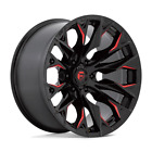 20x9 Fuel Off-Road D823 Flame Gloss Black Milled W/ Candy Red Wheel 8x180 (1mm)
