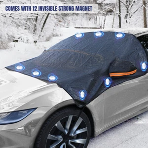 Magnético Parasol anticongelante para parabrisas de coche con cubierta de espejo - Picture 1 of 17