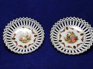 Porzellan Schmuck Schale Germany Netzkanten - Bild 1 von 7