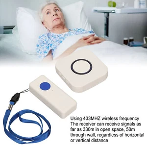 Wireless Caregiver Pager Long Distance Strong Signal 38 Songs 4 Gear Volume ECA - Zdjęcie 1 z 24