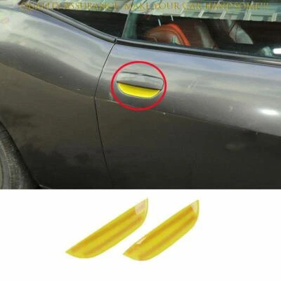 Cubierta de tazón de puerta lateral exterior amarillo solar para Dodge Challenger 2015-2023 Foto 1 de 4