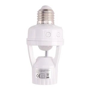 E27 LED 220V Screw Light Bulb Holder LED PIR Infrared Motion Sensor Lamp7040 - Imagen 1 de 7