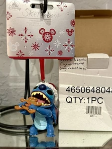 Neu im Karton Neu mit Etikett 2021 Disney Parks Skizzenbuch Stich Essen Lebkuchenmann Ornament - Bild 1 von 9