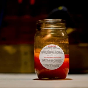  Wax Melt Stickers Jar Labels Self Adhesive Candles Warning Signs - Picture 1 of 17