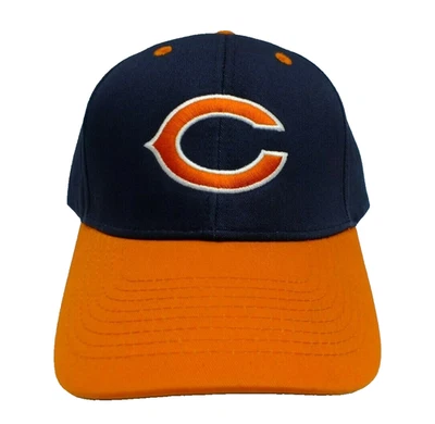 ЧИКАГО МЕДВЕДИ NFL ШЛЯПА КРЫШКА ИЗОГНУТЫЕ ПОЛЯ 2 ТОНА ОДИН РАЗМЕР ADJ ВЗРОСЛЫХ КРЫШКА НОВЫЙ С ЯРЛЫКАМИ - Изображение 1 из 4