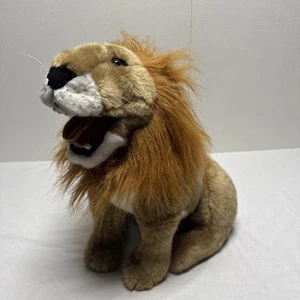 2000 Animal Planet Realistic Lion Plush Animatronic Mouth And Roars *WORKS* - Picture 1 of 11