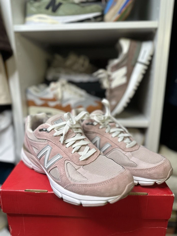 New Balance 990v4 Pink Ribbon Faded Rose - UK9/US11 W990KMN  - Image 1 of 4