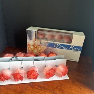 Roman, inc ROSE String String Lights 2 Sets Pink Wedding Indoor Outdoor Shower - Picture 1 of 5