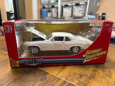 Johnny Lightning 1969 Chevy Nova SS396 White Die Cast Model Car New In Box. - Image 1 of 4