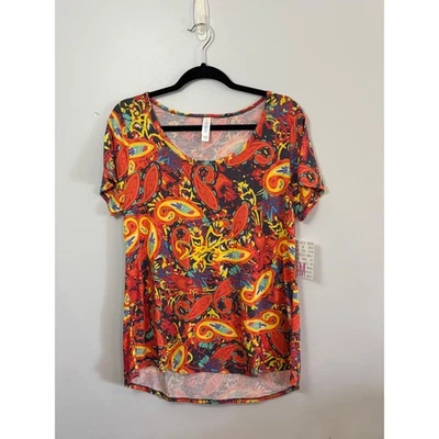 Blusa informal colorida con estampado de cachemira mediana M de Lularoe clásica Foto 1 de 4