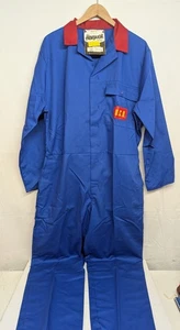 Harpoon Brand Unisex One Piece Boiler Suit UCD Blue With Red Size 116cm / 45.5" - Picture 1 of 14