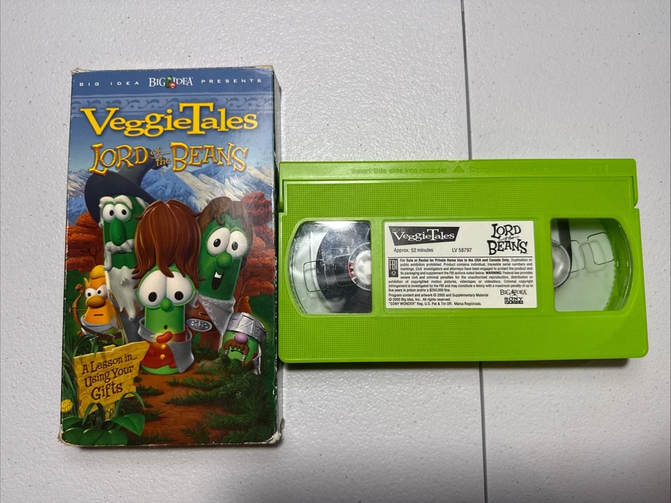 VeggieTales Lord Of The Beans VHS.  Big Idea 2005 - Image 1 of 1
