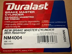 Duralast Brake Master Cylinder NM4004 - Bild 1 von 1