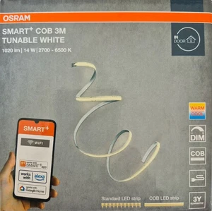 Ledvance Osram Smart+ COB 3m Sintonizzabile Bianco 1020lm 14W Striscia LED APP IMBALLO ORIGINALE - Foto 1 di 1