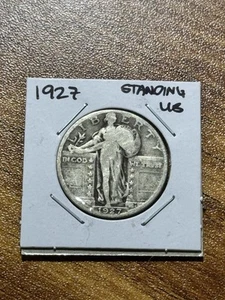1927 P Standing Liberty Silver Quarter FN Fine Condition Better Coin (Raw13936) - Picture 1 of 2