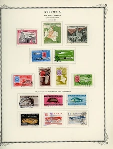 COLOMBIA Scott Specialty Album Page Lot #73 - SEE SCAN - $$$ - Picture 1 of 1