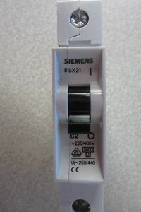 NUOVO INTERRUTTORE SIEMENS 5SX21 C2 5SX21C2 - Foto 1 di 1