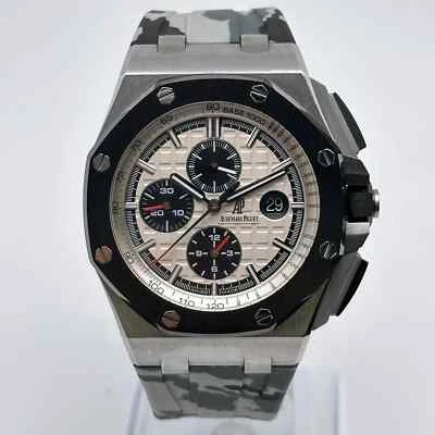 Reloj Audemars Piguet Offshore 44 acero cerámica esfera panda 26400SO.OO.A002CA.01  Foto 1 de 4