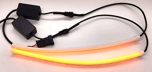 POLARIS TURN SIGNAL FRONT  40cm LED  SILICONE TUBES FOR OUR NO HOLE KITS ONLY !! - Bild 1 von 4