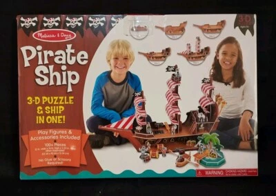 Rompecabezas 3D Melissa & Doug barco pirata Foto 1 de 2
