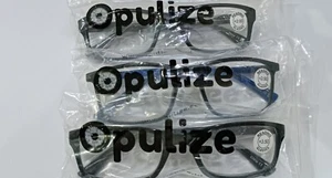 Reading Glasses Opulize Ace Rectangular Spring Hinges +2.0,+2.5,+3.0 Reading - Picture 1 of 13