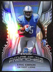 2014 Bowman Chrome Future Franchise Die Cuts Mini Eric Ebron #FF-EE Rookie - Picture 1 of 2