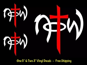 Not of This World - 3 Pack Two Color Decals Christian Religion God the Almighty - Bild 1 von 4