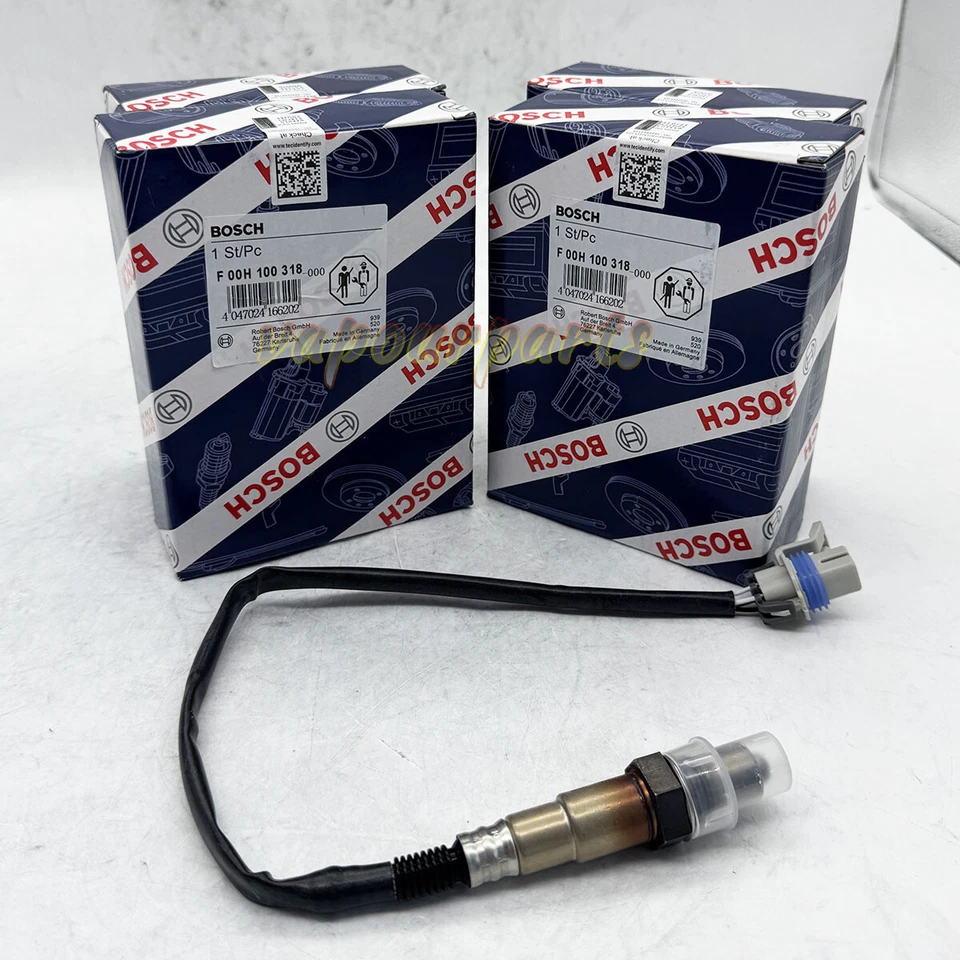 4X Sensor de oxígeno 234-4651 para Chevrolet H2 Savana Silverado Sierra Tahoe Bosch Foto 1 de 4