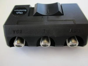 A/B COAX F Coaxial Slide Switch CATV UHF Antenna Cable 75Ω Steren 200-320 2-way - Picture 1 of 1