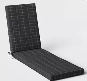78"x24" Woven Outdoor Chaise Lounge Cushion - Threshold - Picture 1 of 5