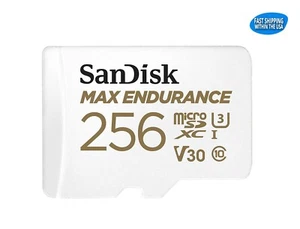 Sandisk 256GB TF Max Endurance SDSQQVR-256G-GN6IA Security Cam Dash Cam - Picture 1 of 6