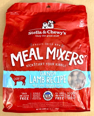 Stella & Chewy's Freeze Dried Raw Meal Mixers - Dandy Lamb Recipe (35 oz) 04/26
