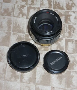 Minolta AF 50mm F1.7 Sony Alpha A mount, front and back cap. - Picture 1 of 4