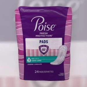 Poise Pads Fresh Protection 24 Stück Light Long #3 - Neu Versiegelt - Bild 1 von 1