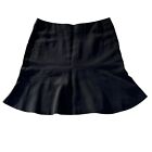 BYEM Black Skater Flare Skirt Made in UK Made From Japanese Tencel Linen 14