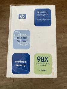 Oryginalny czarny toner HP 92298X (98X) fabrycznie nowy w pudełku - Zdjęcie 1 z 7