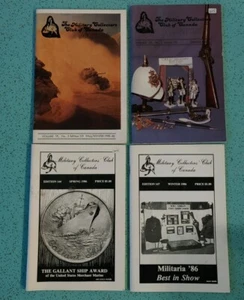 Military Collector's Club Of Canada MCC Of C Journal Magazines from the 1980s - Imagen 1 de 9