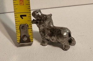 Miniature Pewter Animals Hippopotamus very Detailed small and Heavy 1" x 1.3" - Picture 1 of 9